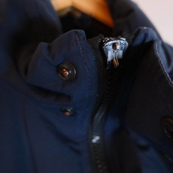 Eddie Bauer Womens Jacket Medium Blue Gore Tech Goose Down Outdoors Puffer - Picture 3 of 16